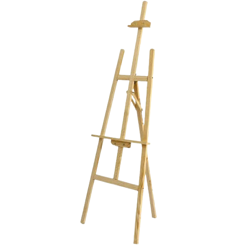 Houten ezel schilderen op nummer