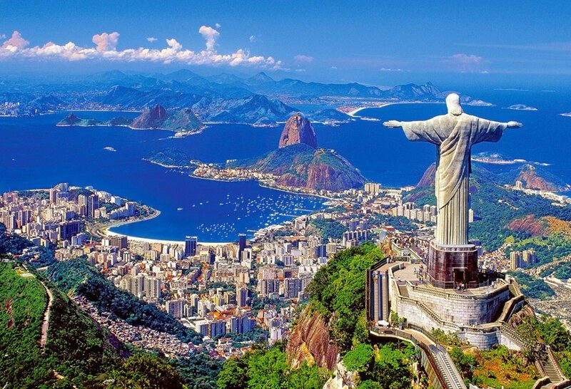 Schilderen op nummer Rio De Janeiro