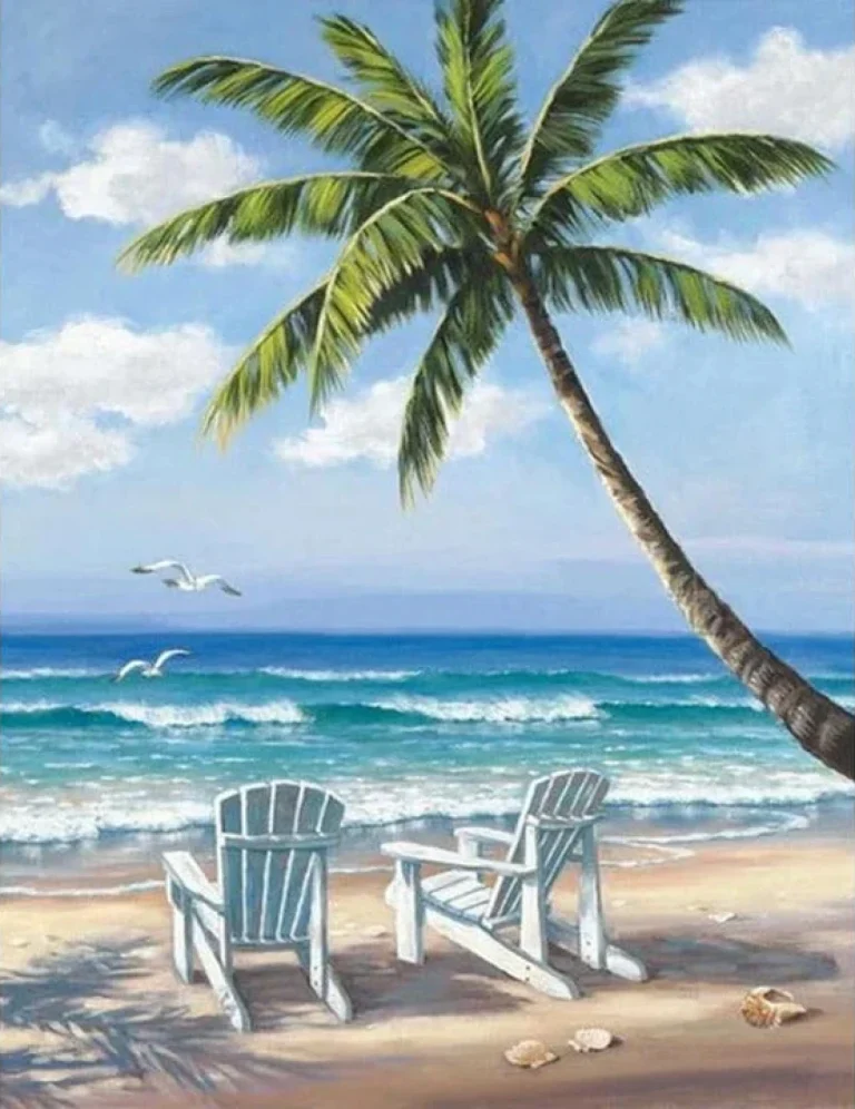 Diamond painting Beach vibe