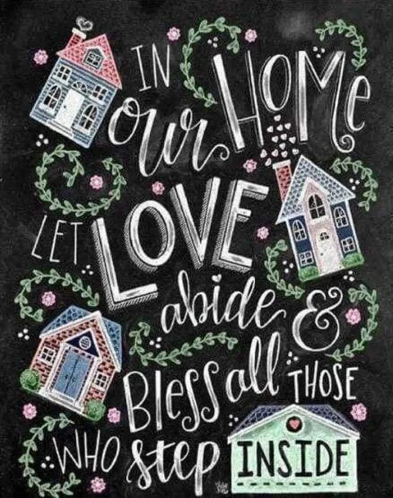 Diamond painting Home love