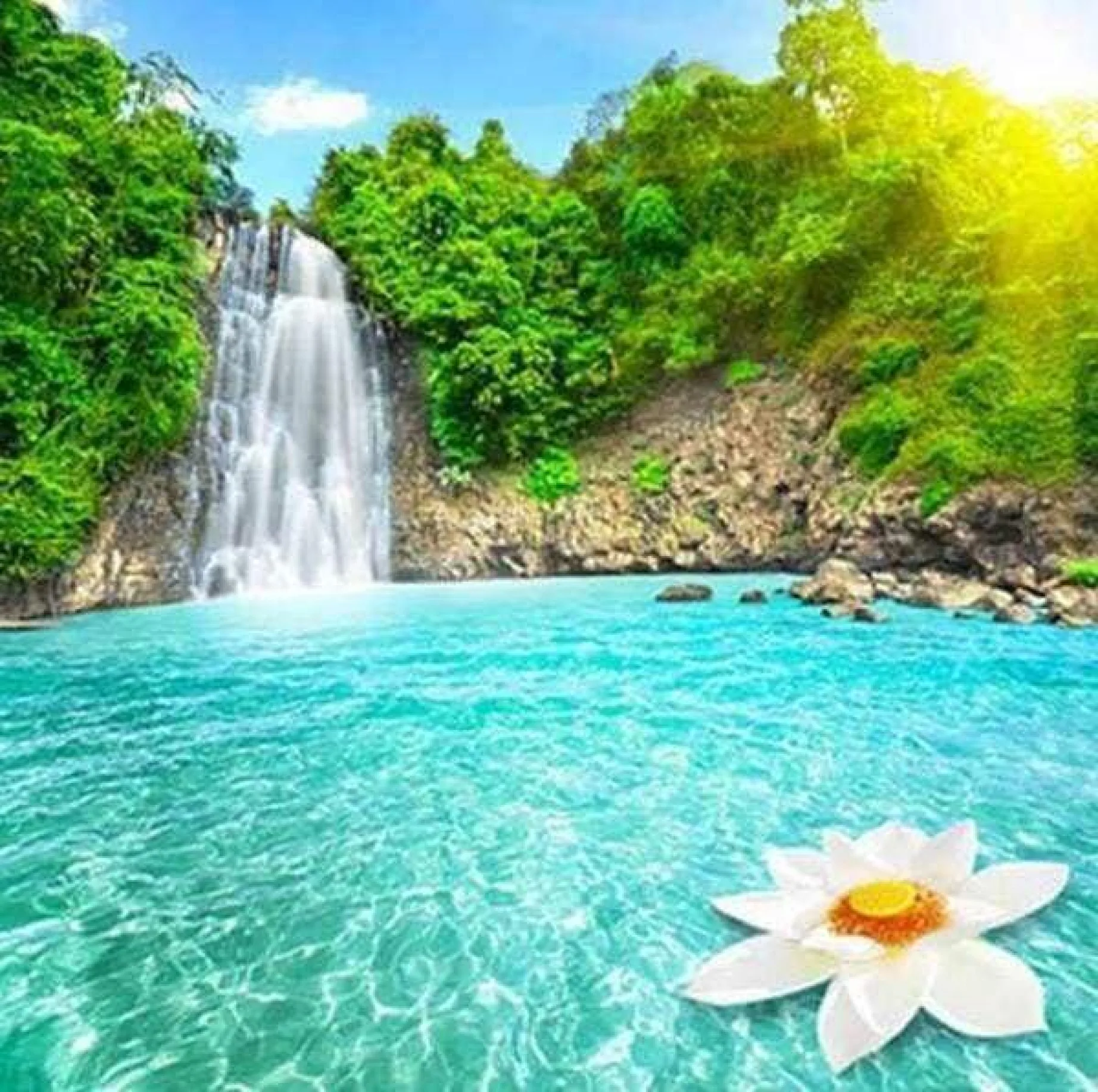 Waterval natuur