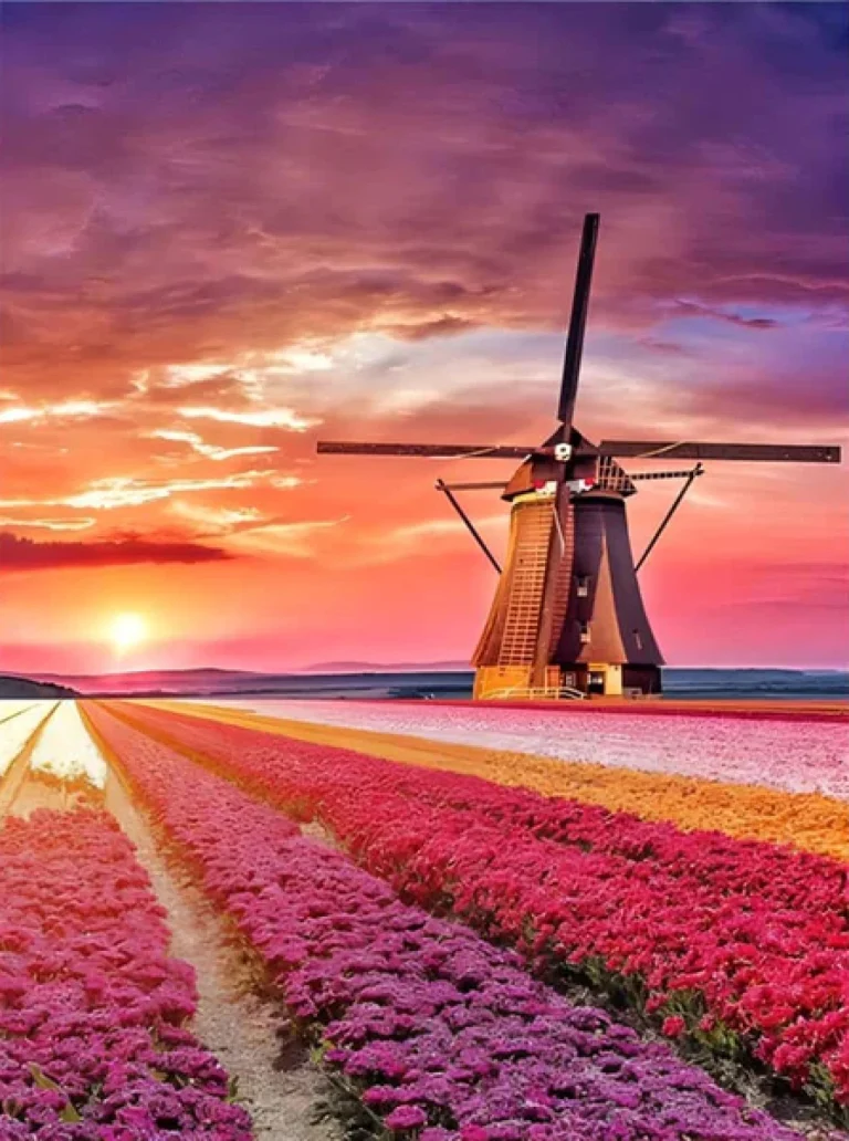 Diamond painting Hollandse Molen