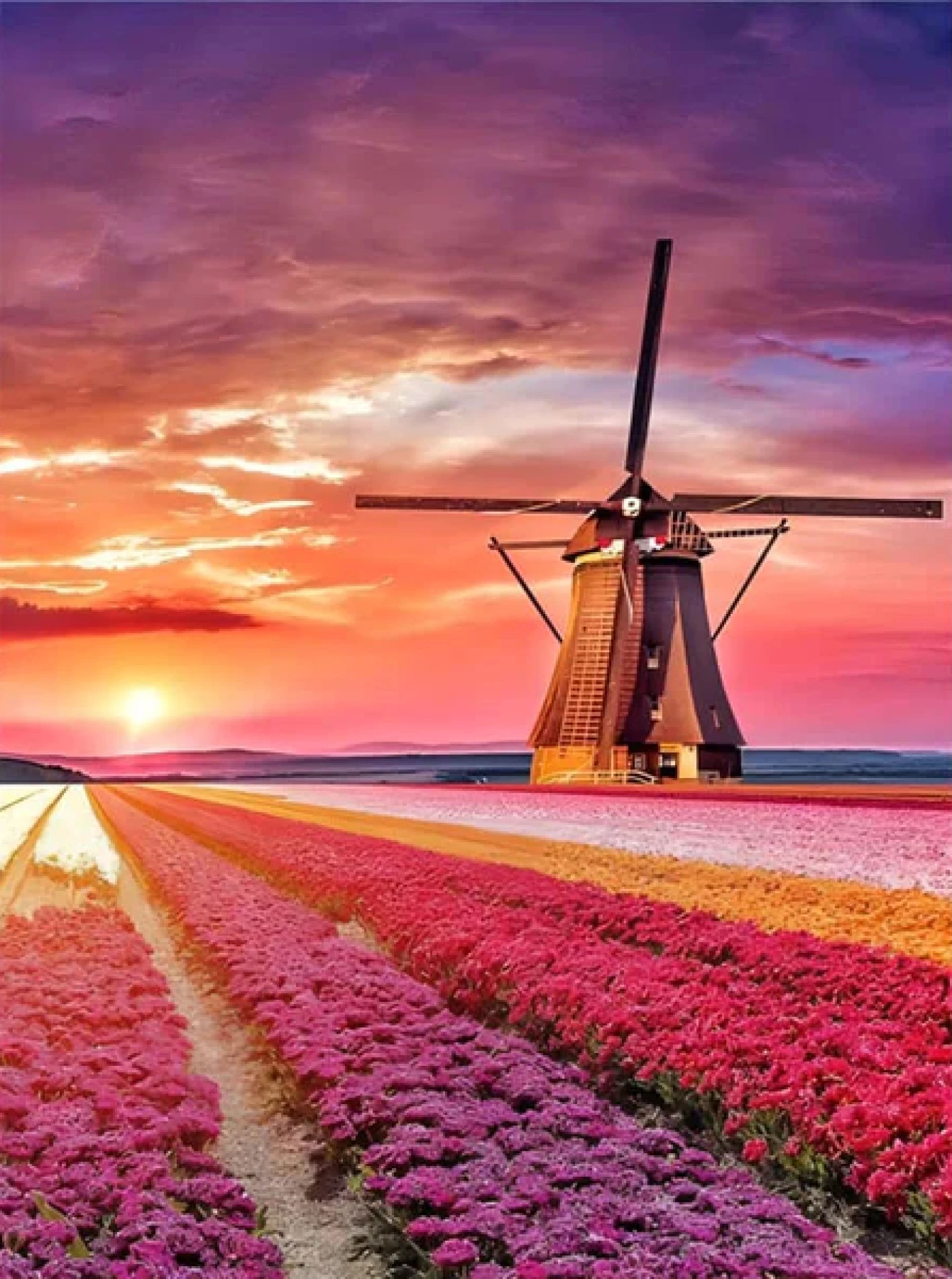 Diamond painting Hollandse Molen